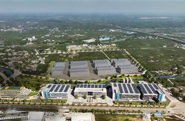 成都设计咨询集团所属市建筑院设计，合成生物产业园一期多栋楼封顶