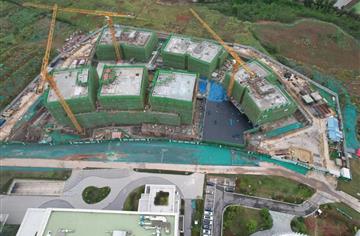 项目动态 | 德阳大学科技园1号科技研发岛B区主体结构顺利封顶