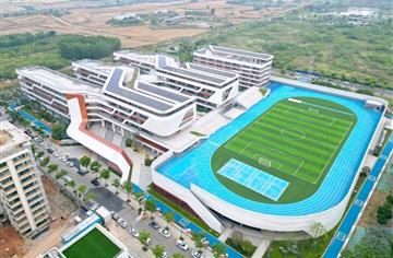 项目动态 | 华月路东侧配套中小学项目建成，即将正式投用